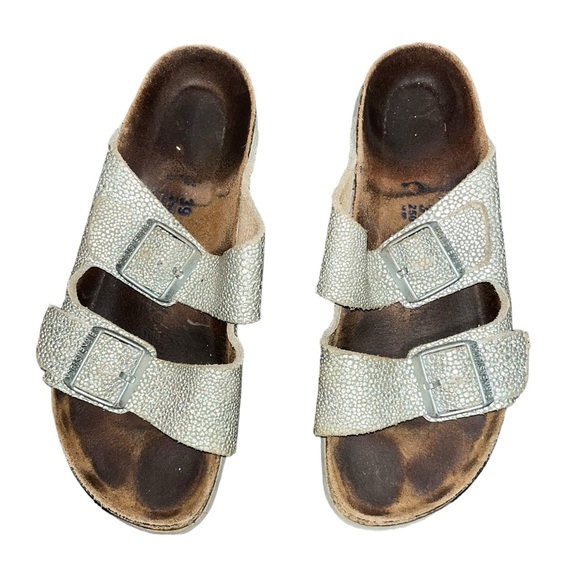 Birkenstock RARE Arizona Lux Ombre Pearl Sandals 8-8.5 (39) - Picture 2 of 6